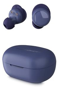 Energy Sistem RaceBuds Auriculares Inalámbricos Deportivos (Plástico 100% Reciclado, Resistencia al Agua IPX4, Secure-Fit+, 22 h de batería, tecnología Bluetooth) Azul