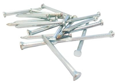 Super Mundo - 240 piezas Clavos de acero al carbono, 6x40mm, clavos galvanizados para colgar imágenes y carpintería (99710)