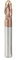 Schaftfräser,CNC Router Bits, R1,5 mm 2 Flöten HRC55 Kugelkopffräser Wolframcarbid-Schneidwerkzeug CNC-Fräser Fräser Fräswerkzeug (Farbe: R1,5X4DX50L-2F, Größe: 5 Stück) (Color : R1.5x4dx50l2f, Size