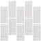 Housoutil Nail Pusher Self Sticker Sandpaper, 10 Sheets Flake File Trimming Nails Pre Polishing Sandpaper, Coarse and Fine Sand Nail Files Buffers, Nail Discs Pads for Beginners