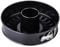 BirnePower Springform Backform Kuchenform Tortenform mit 2 Böden Flach- und Rohrboden Käsekuchenform Blechform mit Antihaftbeschichtung Schwarz Rund 24 cm