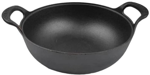 ABOOFAN Cast Iron Cookware Sets Hanging Stewpan for Home Non-Sticky Cooking Utensil
