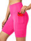 Ewedoos Sporthose Damen kurz mit Taschen Laufhose Damen kurz High Waist Gym Shorts Damen Kurze Hose Sport Shorts Blickicht