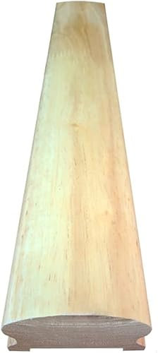 Wooden Spindles Banister with Complete Kit, Indoor Stairs Spindle Balusters, Handrail for Balcony Home & Guardrail Post for Indoor Use