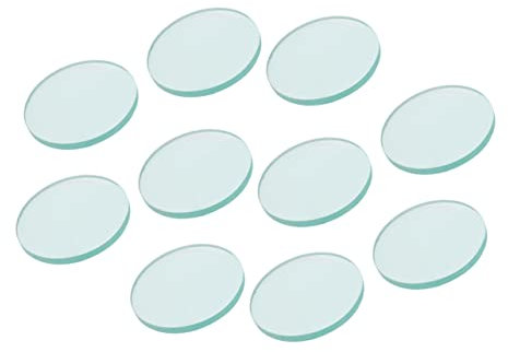 Anneome 10pcs Sheet Water Meter Glass Evaporating Replacement Pir Sensor Cover Lids for Beakers Crystallizing Dish Outdoor Ashtray with Lid Plain Watch Beaker Cover Laboratory Supplies