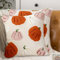 FONDUO Kissenbezug Kürbis Herbstmotiv, 2er Set Herbstdeko kopfkissenbezug Kissenhülle Herbstliche, Modern Herbst Deko Innen, Herbstdeko Pumpkin Kissen, Herbstkissen für Halloween, 43x43 cm (B)