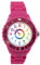 K&L Wall Art Kinderuhr Analog Lernuhr Kinderarmbanduhren Rosa Mädchen Kinder Armbanduhr (Pink Regenbogen, Silikon)