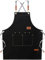 POWOBEST Kochschürze Wasserdicht kochschürzen Grillschürze mit langen Bändern Küchenschürze für Männer Schürze mit 4 Taschen Verstellbare Damen Küche Restaurant Café