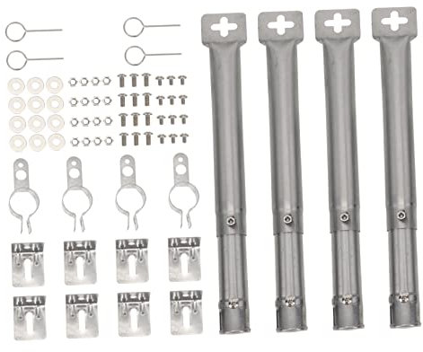 YARNOW Tubo Quemador Parrilla Gas Acero Inoxidable Quemador Ajustable Reparación Barbacoa