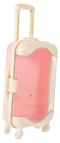 ERINGOGO Valise Miniature De Voyage Simili pour Garçon Fille Accessoire De Jeu Maison De Poupée Jouet Prétend Play pour Collectionneurs Et Décoration