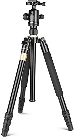 HTTGDGDH Projector Stand Projector Stand Lightweight Adjustable Tripod Floor Stand Holder 360°Swivel Ball Head for Projector Camera with Carry Bag Projector Bracket Mount (Carbon fiber)