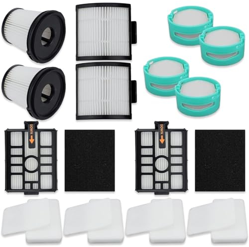 20 Pack Replacement Vacuum Filter Compatible with Shark Detect Pro IW3612EUT IW3612EUT IW3510UK Power Detect Clean Cordless Handheld Vacuum Auto-Empty System Part