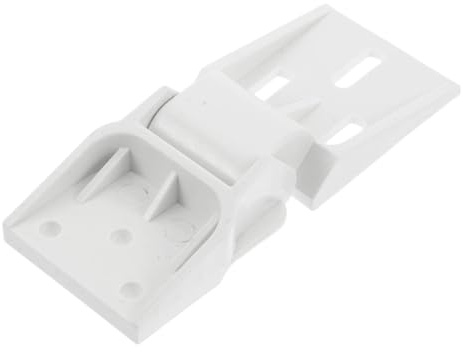 VOSAREA Self Closing Freezer Door Hinge Replacement with Spring for Chest Freezer Lid Heavy Duty Plastic Cabinet Door Spring Hinge Suitable for Refrigerator Includes Screws