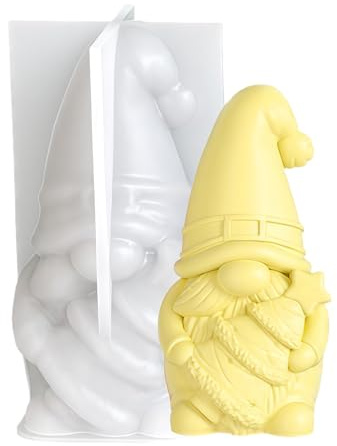 Silikonform Weihnachten Wichtel, 3D Silikonformen Gießformen Weihnachten Kerzenformen Zum Gießen, Gießformen Silikon Gießform Wichtel Gips Zum Gießen Giessformen Silikon Für Weihnachtsdeko