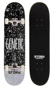 Story Original Skateboard Genetic | aus 7-lagigem Holz | Griffband mit hoher Traktion | 78 cm x 20 cm