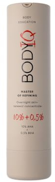 BODIQ - Nachtpflege Körperkonzentrat Master of Refining mit 10% AHA & 0,5% BHA 100 ml