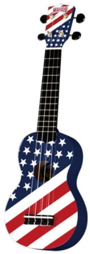 Mahalo U/USA - Ukulele soprano, design USA con custodia