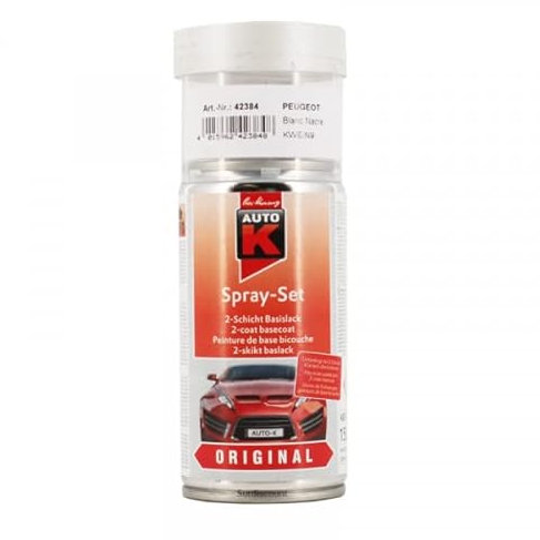 KWE/N9 BLANC NACRE (Bombe Peinture 150 ml) - bombe aerosol retouche peinture aile carrosserie CITROEN (Spray code couleur constructeur 150 ou 400 ml finition pro)
