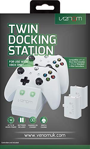 Venom Doppia Base Di Ricarica con 2 X Pacchi Batteria Ricaricabili - Bianco (Xbox One) - Xbox One