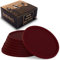 BARVIVO Rouge Dessous de Verres Ensemble de 8 - Protection de Table pour Tous Types de Tables, Granit, Verre, stéatite, grès, marbre, Pierre – Souple et Parfait pour n'importe Quelle Taille de Verres