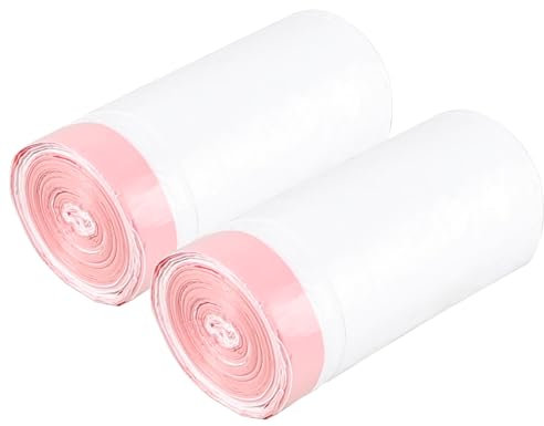 Gitany 20L Bin Bags, Drawstring Bin Liners, 120 Bags