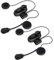 EcoCom ECAS01D Motorrad Bluetooth Helmkommunikationssystem Headset (Sprechzeit 8 Stunden/Drehknopf/1 km Gegensprechweite/Geräuchunterdrückung/glasklarer Klang/UKW-Radio/Sprachansagen) - 2 Stück