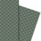 Kartenkaufrausch Petrol blaues Geschenkpapier Set mit Art Deko Palmen Rauten als edle Geschenk Verpackung um schön zu schenken, 32 x 48cm, zu Weihnachten, Geburtstag