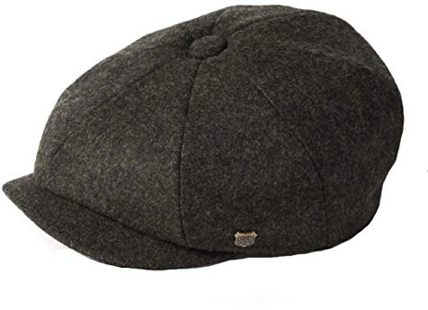 Failsworth Hats Alfie Melton Newsboy Cap - Loden