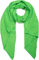styleBREAKER Damen weicher unifarbener Web Schal in asymmetrischer Form, Winter, Stola 01017118, Farbe:Grün