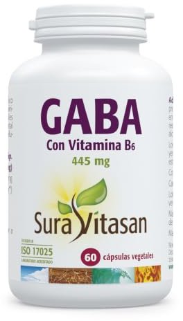 SURAVITASAN GABA 60cap. - kapslar som underlättar daglig tillskott, bidrar till kroppens normala funktion varje dag, låda med 60 kapslar och kombinerar praktisk funktionalitet