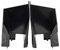 DIWARO.® - Embudo de entrada para persianas de plástico, precio por par, color negro