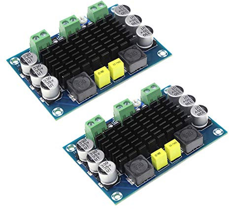 Hailege 2pcs TPA3116 100W Placa de Amplificador de Potencia DC 12V 24V TPA3116DA Mono Channel - Módulo de Audio Estéreo Digital de Alta Potencia