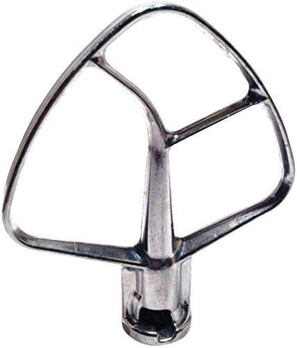 Stand Mixer (15.5cm) 4.5QT Burnished Alloy Beater K45BB. WPW10635687. Compatible with 4.5QT Stand Mixers. Fits Tilt Head Only.
