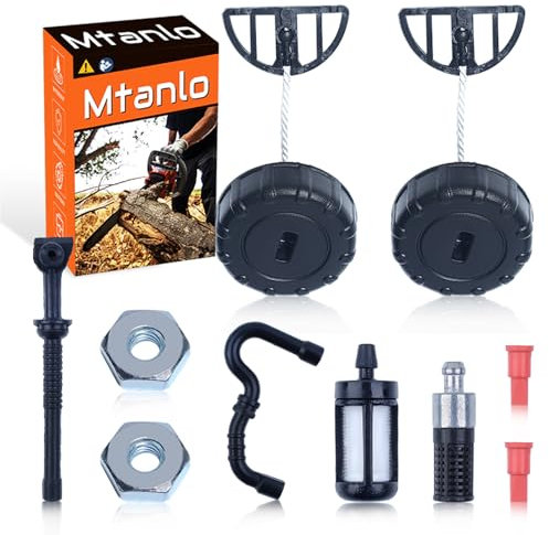 Bouchons de Réservoir pour Stihl MS190 MS190T MS191 MS191T MS210 MS210C MS180 MS170 MS180C MS170C 017 018 019T Tronçonneuse, 1130 350 0500, Filtre à Huile Tube de Carburant Event de Réservoir