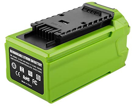 Batterie de tondeuse à gazon Seilylanka pour tondeuse à gazon Greenworks 6000mAh 40V rechargeable à main 19 pouces batterie de tondeuse à gazon 40V tondeuse à gazon 19 pouces