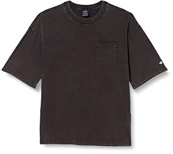 Champion Herren Legacy Old School Logo T Shape S/S T-Shirt, Schwarz, Large