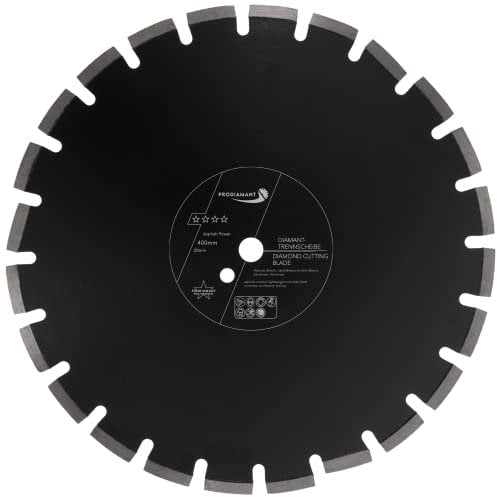 PRODIAMANT Diamantscheibe 400 mm x 20 mm Abrasiv für Straßen, Asphalt, Estrich, Leichtbeton, frischer Beton, Sandstein und Schamott