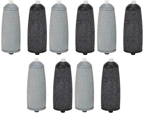 Ersatzrollen für Elektrischen Hornhautentferner, 10 Stück Grobe Feine Nachfüllrollen-Nachfüllköpfe Zubehör für Fuß-Pediküre-Werkzeug, Ersatzrollen-Nachfüllköpfe