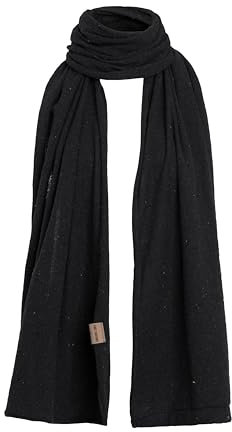 KNIT FACTORY - Iris Schal - Schal für Damen und Herren - Hochwertige Qualität - Bequemer Schal aus 92% Recycelte Baumwolle - Anthrazit