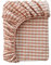 Bettlaken mit Gummizug Kariert Spannbettlaken Boxspringbett Spannbetttuch for Mädchen Jungen Teenager Erwachsene 100% Gewaschene Baumwolle (Color : V, Size : 90x200+20cm)
