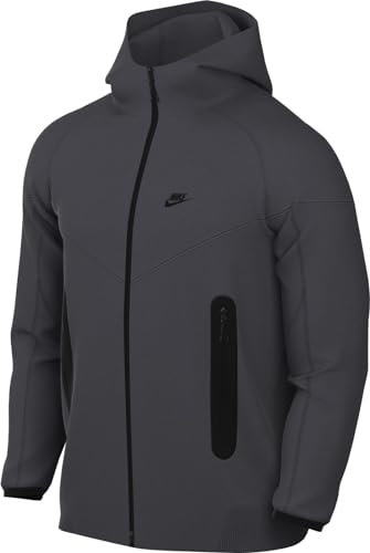 Nike FB7921-060 Tech Fleece Felpa con Cappuccio Uomo Anthracite/Black Taglia XL