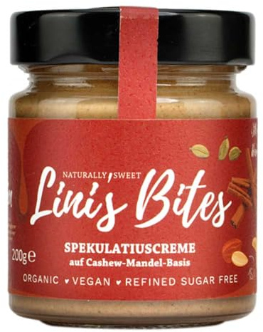 Lini's Bites Spread Spekulatiuscreme, auf Cashew-Mandel-Basis, 200g (1)