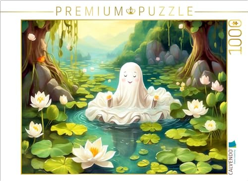 Puzzle · Lotus | Ein vergnüglicher Spuk durch das Jahr · 1000 Teile · Lege-Größe 64 × 48 cm · CALVENDO Puzzle