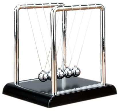 Newtons Cradle Balance Balls,5 Physical Swinging Magnetic Balls,Science Desk Gadgets Home Office Desk Toy Stress Relief Gift Decoration