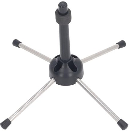 EMUKOEP Supporto per Clarinetto per Strumenti a Fiato Supporto Pieghevole Pieghevole a 4 Gambe Supporto per Clarinetto Antiscivolo per Strumento a Fiato per Flauto Oboe