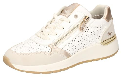 MUSTANG Sneaker Femme 1487-303, Pointure:36 EU, La Couleur:Or