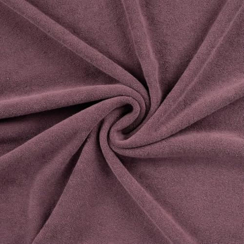 Frotteestoff | Bio Frottee | Organic Pico Terry | Meterware ab 50x150cm (mauve)