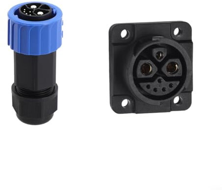 IP67 Connecteur de Batterie Mâle Femelle Kit 8 Cores Moto Chargeur Socket Étanche Haute Courant Stockage D'énergie Connecteur Pour Vélos Électriques