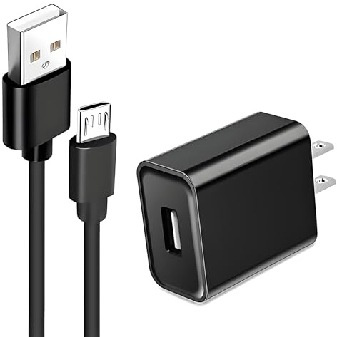 Goffeu Micro USB Power Cable Adapter Charger for Roku Streaming Stick, Roku Express Plus, Rokus Premier/Plus, Rokus Voice Remote Pro Wall Charger Power Cable