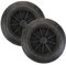 PartyKindom 2Pcs Outdoor Garbage Bin Wheels Replacement Heavy Duty Trash Can Wheels Accessories for Rubbish Bins for Garden Waste Containers